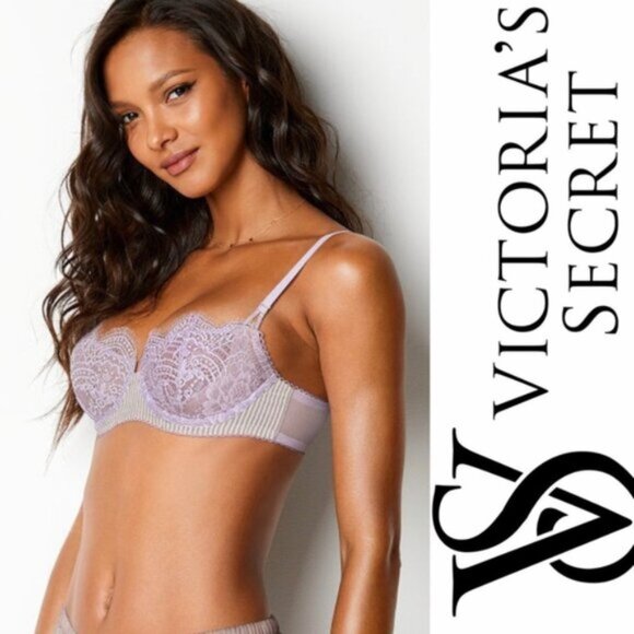 Victoria's Secret | Lilac Without the Padding Push Up Bra | Size 32B - Picture 1 of 10